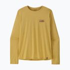 Herren-Langarmshirt Patagonia Capilene Cool Daily - '73 Skyline limestone yellow/light limestone yellow c-dye