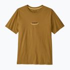Herren T-Shirt Patagonia '95 Oval Logo bobcat brown/sunshine