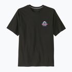 Herren-Trekking-T-Shirt Patagonia Great Waves Responsibili Tee black