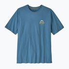 Trekkingshirt Herren Patagonia Great Waves Responsibili Tee shore blue