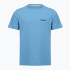 Herren T-Shirt Patagonia P-6 Shore blue logo
