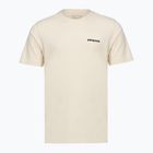 Herren T-Shirt Patagonia P-6 Logo undyed natural