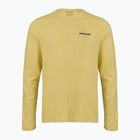 Longsleeve Herren Patagonia Cap Cool Daily Boardshort Logo LS limestone yellow - Light Limestone yellow x-dye