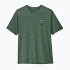 Herren-Shirt Patagonia Cap Cool Daily Great Waves canopy green - light canopy green x-dye