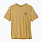 Herren-Shirt Patagonia Cap Cool Daily Great Waves limestone yellow - light limestone yellow x-dye