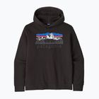 Herren-Trekkingsweatshirt Patagonia Fitz Roy Foothills Daily Hoody black