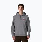 Herrenpullover Patagonia Great Waves Uprisal Hoody gravel heather