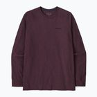 Longsleeve Herren Patagonia P-6 Logo Responsibili berry fig
