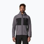 Herren-Trekkingsweatshirt Patagonia R2 TechFace Hoody may grey