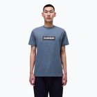 Herren Napapijri S-Box Logo T-Shirt stürmisches Wetter G1Y