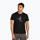 Herren T-Shirt icebreaker Merino 150 Tech Lite Skiing Yeti schwarz