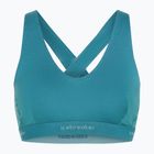 Thermoaktiver Sport-BH icebreaker Merino 125 Cool-Lite Sprite Racerback topaz