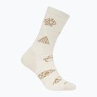 Icebreaker Damen Socken Merino Ultralight Crew Camp Ess ecru heather/sand