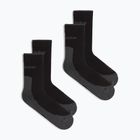 Herrensocken icebreaker Merino Hike+ Light Crew 2 pairs black/obsidian