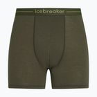 Thermoaktive Herren-Boxershorts icebreaker Anatomica dark loden