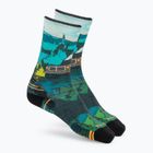 Socken Smartwool Hike Trail Trekker Print Crew winter moss
