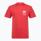 Herren T-Shirt Vans Stacked Hi Tee crimson haze