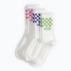 Socken Vans Classic Check Crew 3 pairs pink fizz