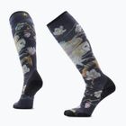Damen Skisocken Smartwool Ski Zero Cushion Nightwatcher Prrint OTC black