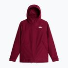 Damen-3‑in‑1‑Jacke The North Face Carto Mono Triclimate Hooded burgundy crush