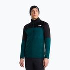 Herren-Trekkingsweatshirt The North Face Polartec Powergrid Stormgap pacific teal/tnf black