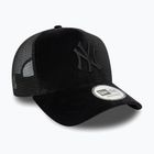 New Era Diamante Velour Trucker Baseballkappe New York Yankees schwarz