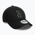 Neue Era Team Outline 9Forty Los Angeles Dodgers Baseballkappe schwarz