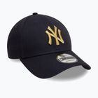 Neue Era Metallic 9Forty New York Yankees Kappe navy