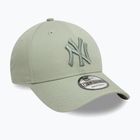 New Era League Essential 9Forty New York Yankees grün Pastell Baseballkappe