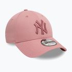 New Era League Essential 9Forty New York Yankees dunkelrosa Baseballmütze