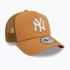 Neue Era Liga wesentliche Trucker New York Yankees Baseballmütze dunkel beige