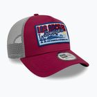 Neue Ära MLB Patch Trucker Los Angeles Dodgers dunkelrot Baseballmütze