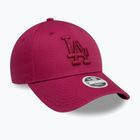 Neue Era Metallic Logo 9Forty Los Angeles Dodgers Baseballkappe dunkelrot