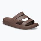 Crocs Getaway Riemchen-Flipflops in Trüffel-Optik
