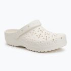 Crocs Classic Floral Cutout Clog Kreide Flip-Flops
