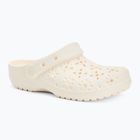 Badeschuhe Kinder Crocs Classic Floral Cutout Clog Kids chalk