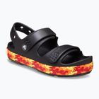 Crocs Crocband Cruiser Flames schwarz Kindersandalen