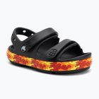 Crocs Crocband Cruiser Flames schwarz Kindersandalen