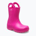 Kinder-Gummistiefel Crocs Handle It Rain Boot Kids pink crush