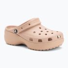 Damen Clogs Crocs Classic Platform Clog pink caramel