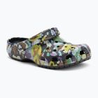 Clogs Crocs Classic Painted Floral black sand