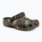 Pantoletten Crocs Classic Camouflage army green/multi