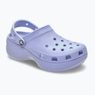 Damen-Pantoletten Crocs Classic Platform Clog blue haze