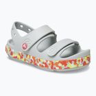 Kindersandalen Crocs Crocband Cruiser Glow Confetti Band atmosphere/flame