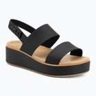 Damen-Sandalen  Crocs Brooklyn Matte Wrap Low Wedge black/cashew