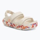 Kindersandalen Crocs Crocband Cruiser Glow Confetti Band summit white/guava