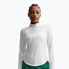 Damen-Lauf-Langarmshirt Nike Tempo Swoosh Run Dri-Fit 1/4-Zip white/black