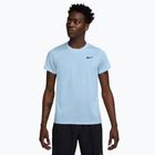 Herren Nike Court Dri-Fit Victory Tennisshirt celestinblau/schwarz