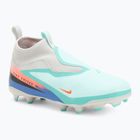 Kinder-Fußballschuhe Nike United Phantom 6 High Academy Jr FG/MG pistachio frost/hyper orange