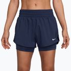 Damen-Laufshorts Nike One Dri-FIT 2IN1 midnight navy/white